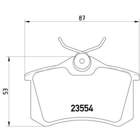 Pagid Brakes Disc Brake Pad, 355017711 355017711